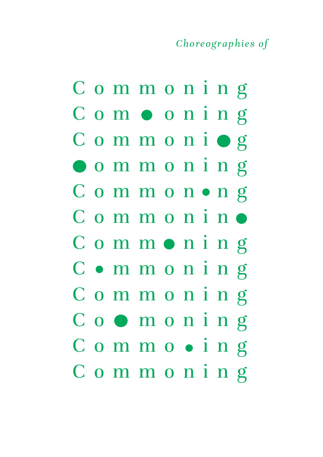 Agents of Alternatives